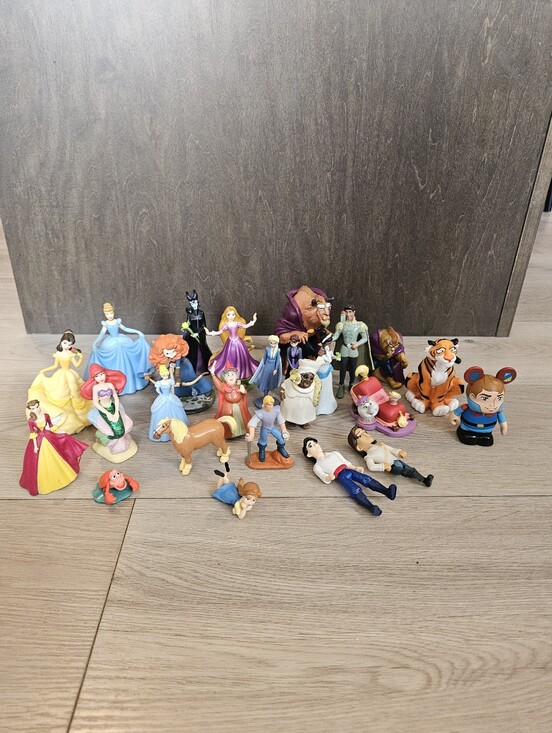 Disney Other - Disney Princess & Character Figurine Lot – Mixed PVC Toy 25 Figures